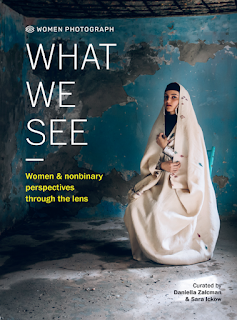 cover of book titled: WHAT WE SEE: WOMEN & NONBINARY PERSPECTIVES THROUGH THE LENS"