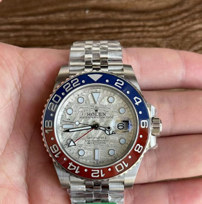 réplica reloj Rolex GMT-Master II Meteorite Dial M126719BLRO-0002