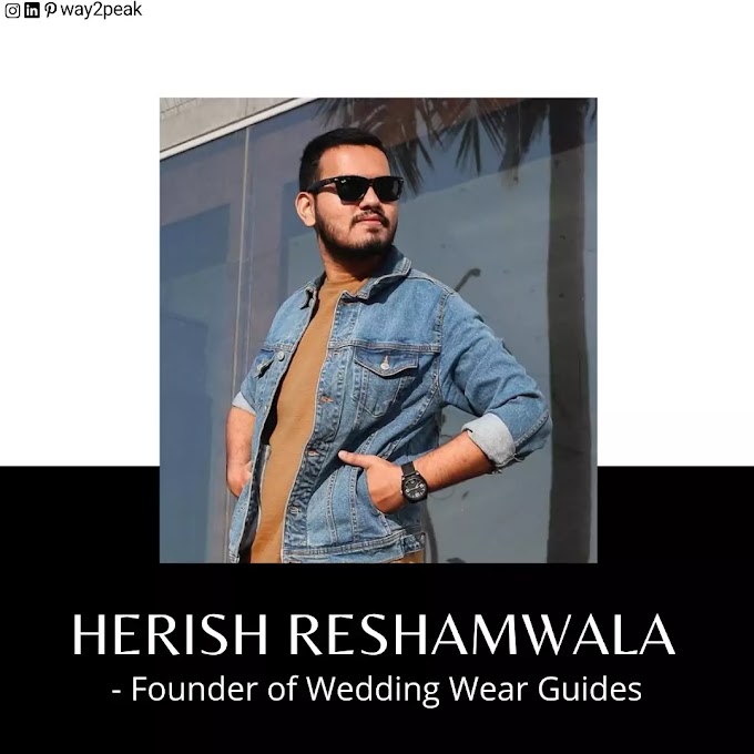 This guy made a platform for connecting and inspiring people for the weddings - Herish Reshamwala