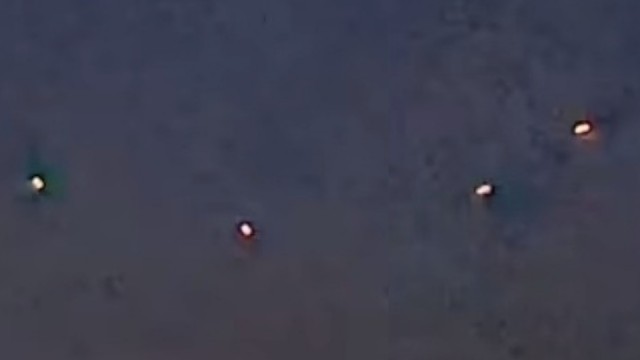 These are the UFO Orbs filmed by multiple eye witnesses and one filmed it great.