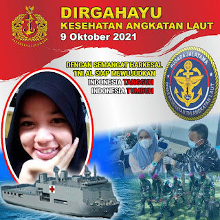 10+ Twibbon atau Bingkai Foto Hari Kesehatan Angkatan Laut (HARKESAL), 9 Oktober 2021