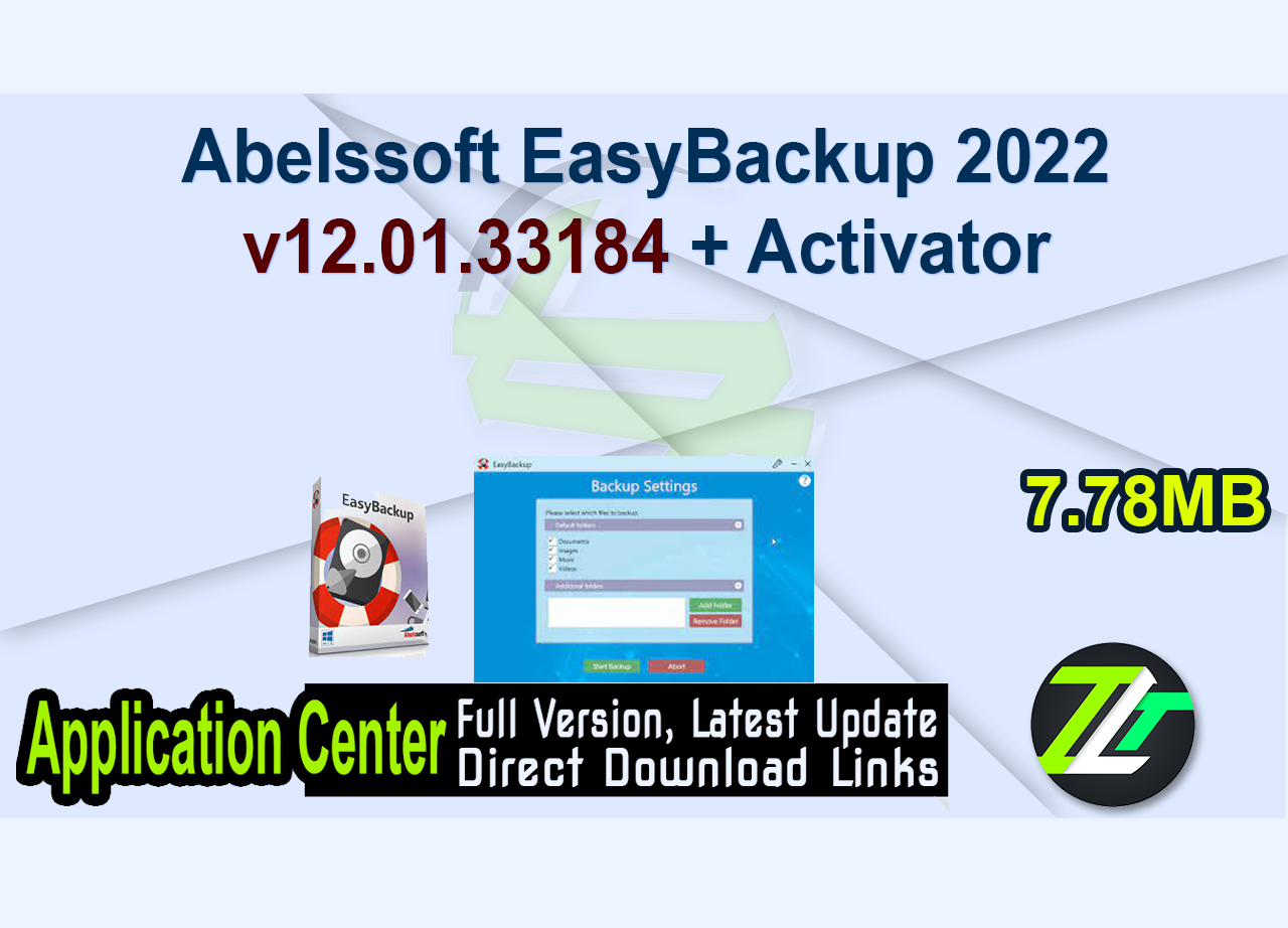 Abelssoft EasyBackup 2022 v12.01.33184 + Activator