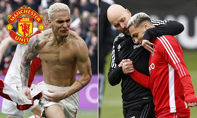 Breaking News: Man United prepared to take huge loss on Antony and sell Brazilian star in summer after disastrous season with Erik ten Hag's side