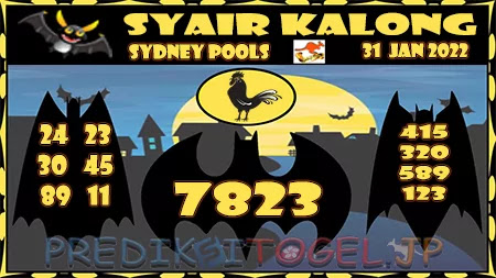 Syair Kalong Sidney Hari Ini 31-01-2022