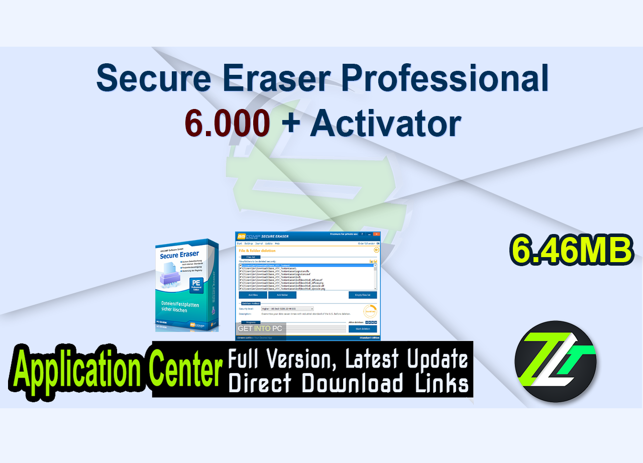 Secure Eraser Professional 6.000 + Activator