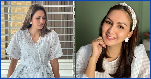 Referensi Makeup Natural ala Artis Cantik Donna Agnesia, Anti Menor Walau Kenakan Lipstik Merah!