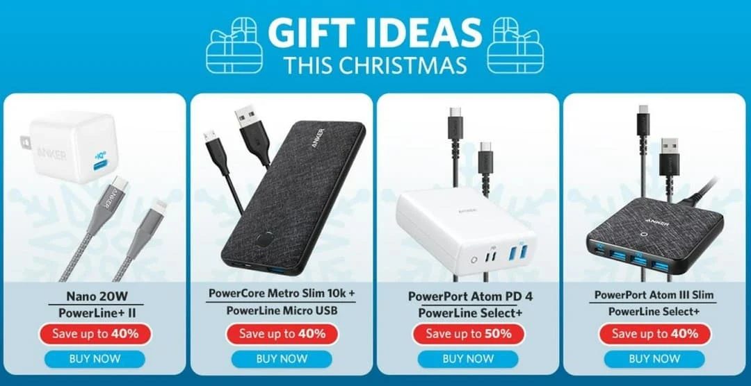 Anker Philippines outs great deals in Shopee this Holiday Season