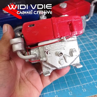 Mainan Miniatur Mesin Diesel Karya Channel Yourube Widi Vdie