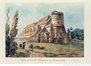 Название :  [Eglise et tour du télégraphe à Montmartre] : [dessin] Дата издания :  17..