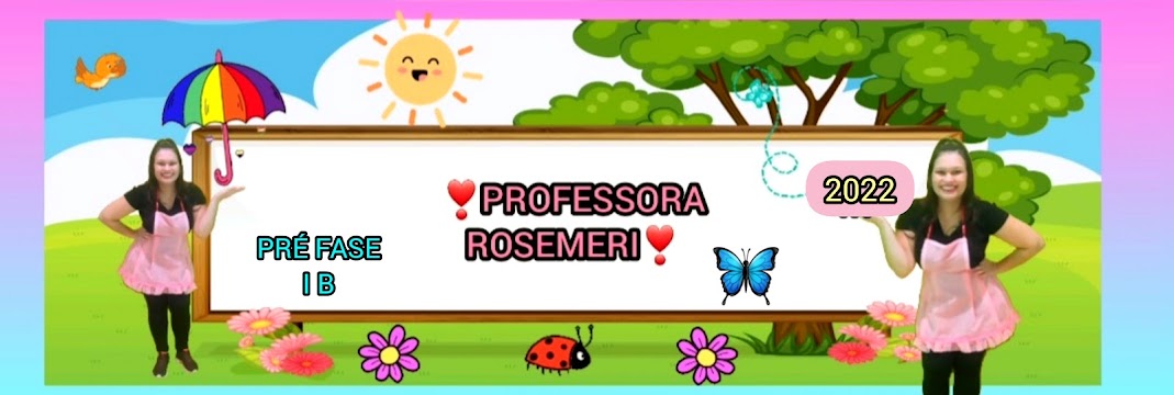 ❣PROFESSORA ROSEMERI❣