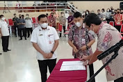 Wagub Kandouw Kembali Lantik 3 Pejabat Eselon II, 73 Pejabat Eselon III dan 69 Pejabat Eselon IV di Lingkup Pemprov Sulut