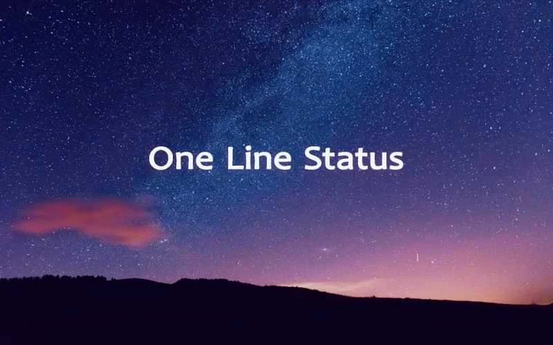 One Line Status in English,One Line Status,One Line Status for girls,