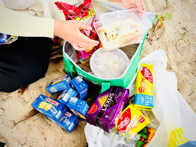 Pergi Desaru pagi, semata - mata nak picnic kejap