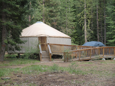 Yurt. Housing for College Students at Forestry School near Fort Klamath, Oregon