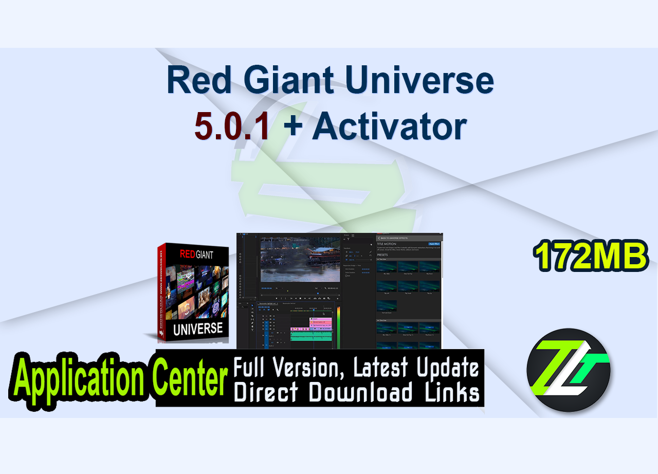 Red Giant Universe 5.0.1 + Activator