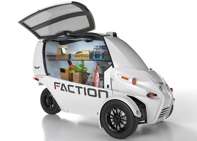 Arcimoto and Faction unveil the D1 next-generation driverless delivery vehicle