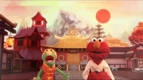 Sesame Street Episode 4503. Elmo the Musical Karate Master the Musical.