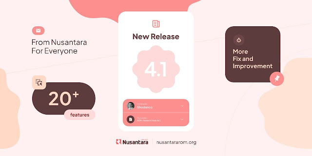 Custom ROM Nusantara Project Android 12 untuk Xiaomi Redmi Note 6 (Tulip)