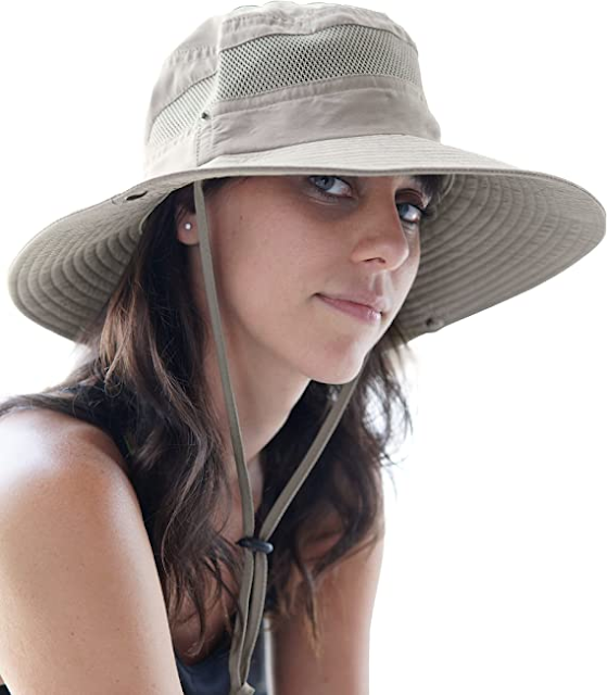 wide brim sun hat