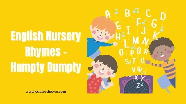 Nursery English Rhymes - Humpty Dumpty