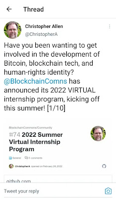 Bitcoin internship program,Internship,