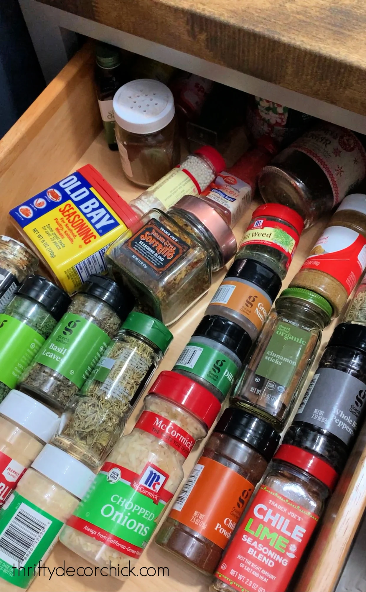 Get More Organized With This Simple DIY Spice Drawer Hack – Garden Betty