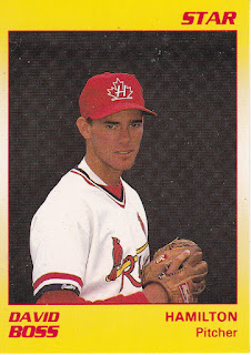 Dave Boss 1990 Hamilton Redbirds card