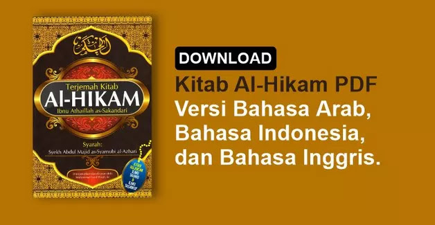 Download Kitab Al-Hikam Terjemah Indonesia, Arab, Inggris PDF