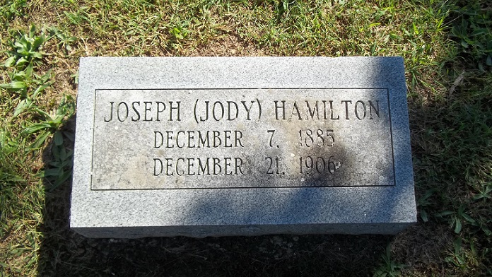 Jody Hamilton's Grave ~