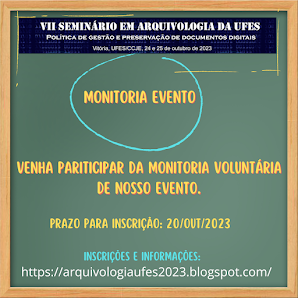 Inscrições monitoria