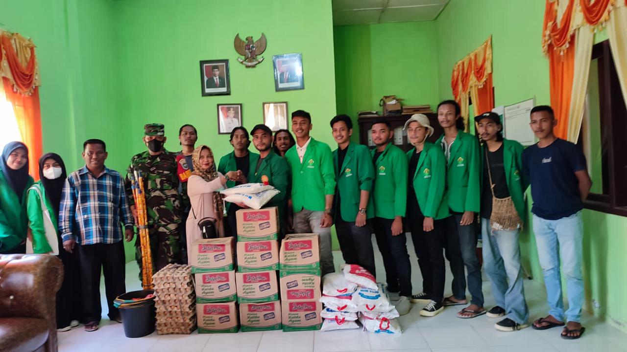Mahasiswa Unimal Salurkan Bantuan Kemanusiaan Korban Banjir Aceh Timur