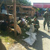Kodim Pati Bersama Polri Serta Pemdes Bersihkan Pasar Desa Sukolilo