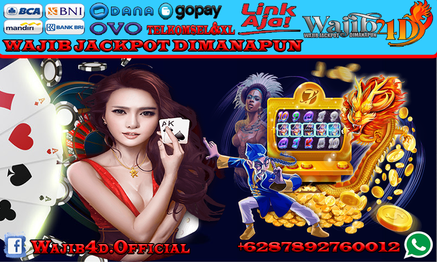 WAJIB4D MENYAJIKAN PERMAINAN JUDI ONLINE SEPERTI SLOT GAMES DAN LIVE CASINO