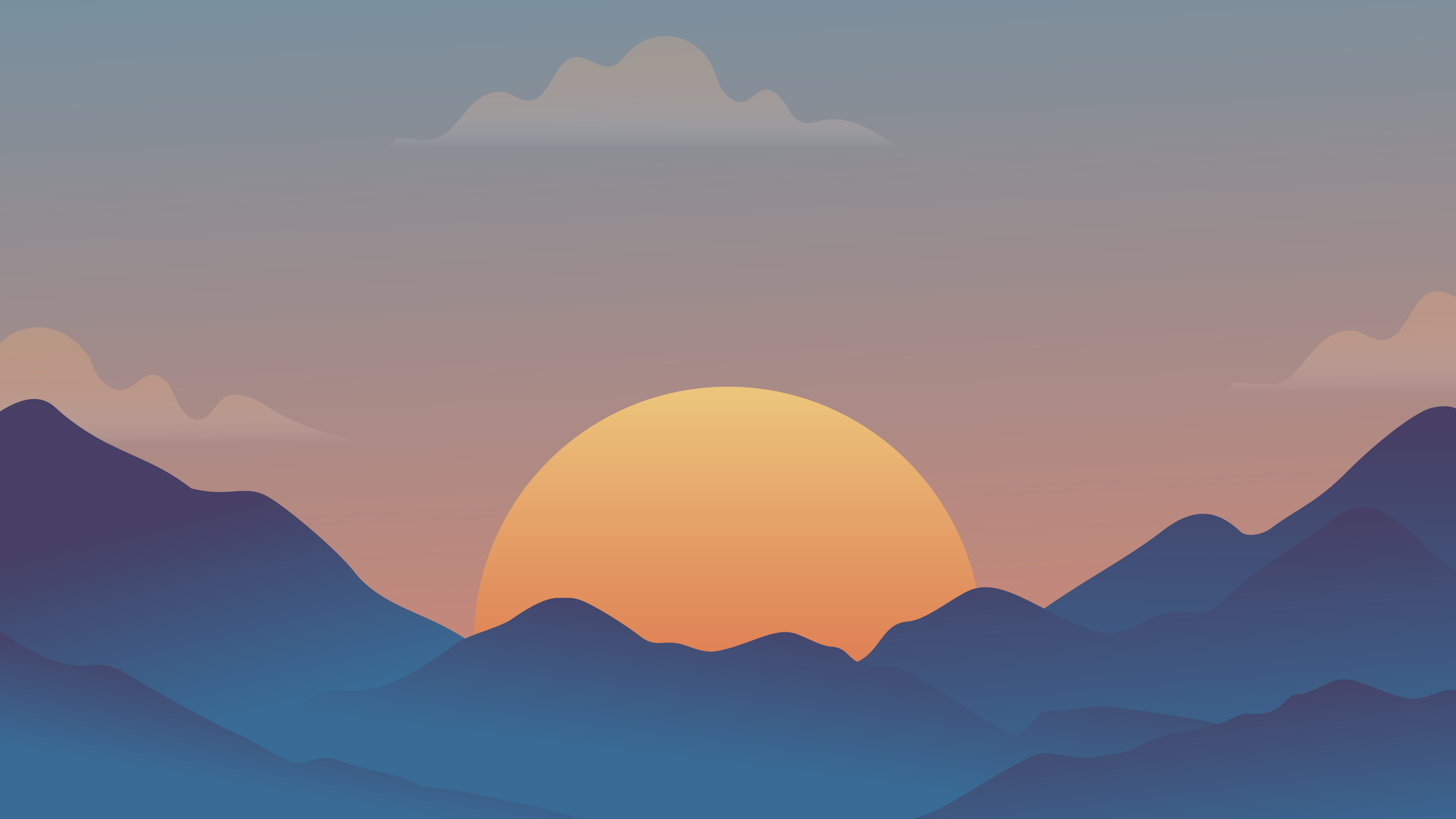 8K Sunset Wallpaper for PC