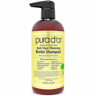 PURA D'OR Original Gold Label Anti-Thinning Biotin Shampoo - Best Anti Thinning Shampoo