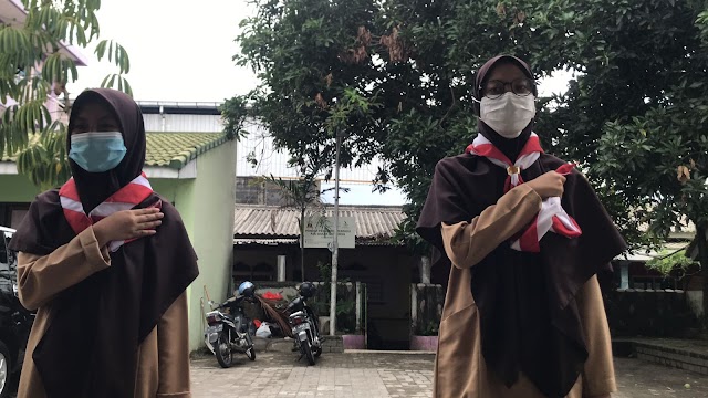 Pelantikan Calon Tegak Ambalan Mariyah Al Qibthiyyah Gugus Depan SMAIT ABU BAKAR Yogyakarta