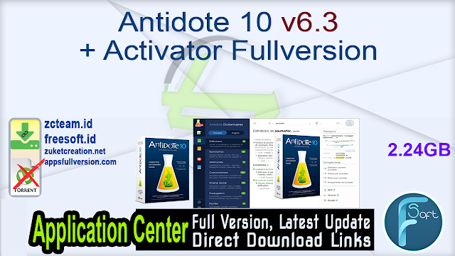 Antidote 10 v6.3 + Activator Fullversion