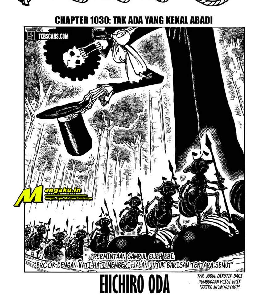 Manga One Piece Chapter 1030 Bahasa Indonesia