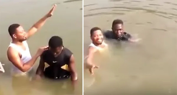 Joven muere ahogado en las manos de su Pastor cuando este le realizaba el bautizo "Ya esta con Dios"
