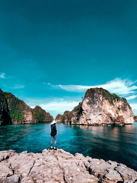 Misool karst in Misool islands of Indonesia