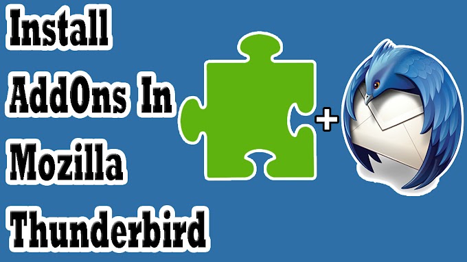 How To Install Addons In Mozilla Thunderbird Free Email Client (Extensions For Thunderbird)