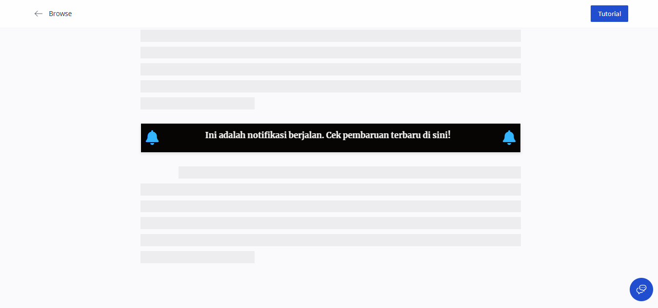Notifikasi Marque dengan Ikon RGB
