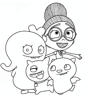 Coloring pages of uglydolls to print for free