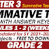 GRADE 2 QUARTER 3 SUMMATIVE TESTS (Modules 1-2) With Answer Keys