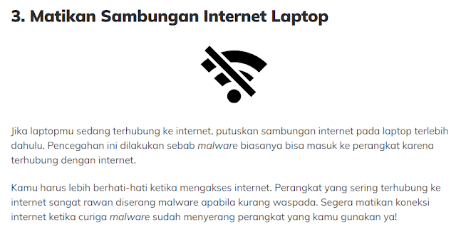 cara membersihkan laptop dari virus