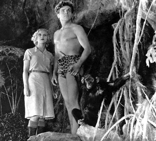 1933. Julie Bishop, Buster Crabbe - Tarzan the fearless