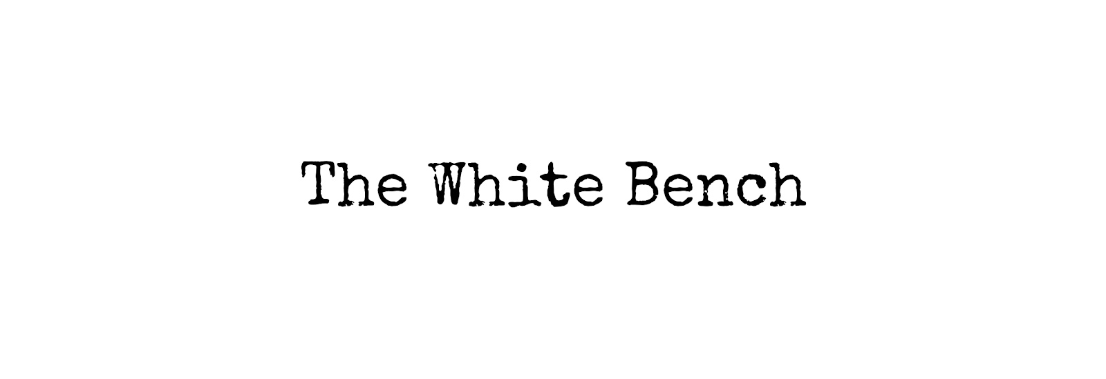 The White Bench