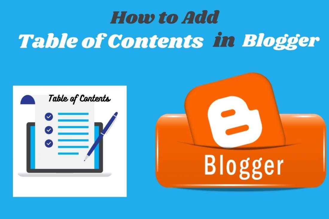 How to add table of contents in blogger