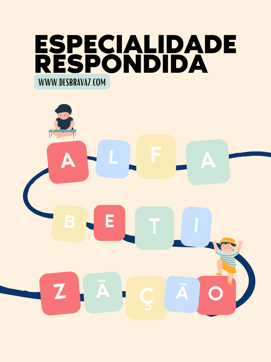 Especialidade de Alfabetização Respondida