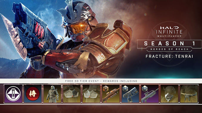 Halo Infinite Reveals the Start of the Tenrai Event and Showcases Samurai Armor